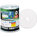 YAMAZEN Qriom 録画用DVD-R 120分 1-16倍速 ホワイトワイドプリンタブル スピンドルケース 100SP-Q9605 1パック(100枚)
