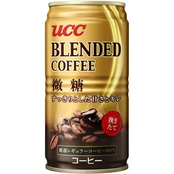 UCC ブレンドコーヒー微糖 185g 缶 1セット(60本:30本×2ケース)