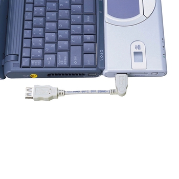 エレコム USB2.0準拠 スイングアダプタ (A)オス-(A)メス 0.1m USB-SEA01 1本
