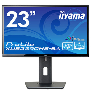 iiyama ProLite 23型ワイド液晶ディスプレイ ブラック XUB2390HS-B5A 1台