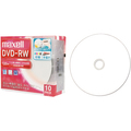 マクセル 録画用DVD-RW 120分 1-2倍速 ホワイトワイドプリンタブル 5mmスリムケース DW120WPA.10S 1パック(10枚)