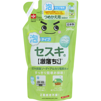 レック セスキ泡スプレー 詰替 360ml C00137 1パック