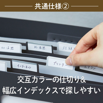 キングジム サクッと整理!ドキュメントファイル(フタ付タイプ) A4 13ポケット 白 2290-W 1冊