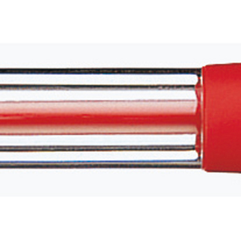 三菱鉛筆 油性ボールペン VERY楽ノック 極細 0.5mm 赤 SN10005.15 1本