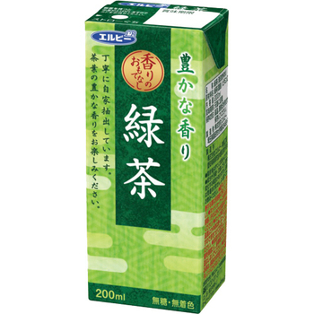 エルビー 緑茶 200ml 紙パック 1ケース(30本)