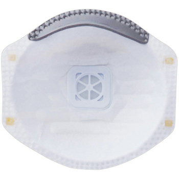 川西工業 N95/DS2 使いきり式 防じんマスク 排気弁付き #7066 1箱(10枚)