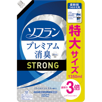 ライオン ソフラン プレミアム消臭プラス ストロング つめかえ用特大 1350ml 1パック