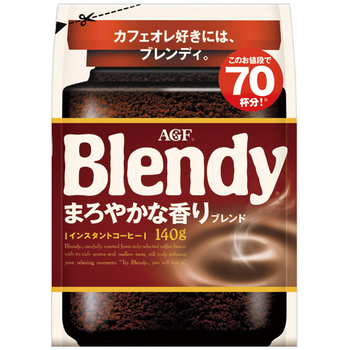 味の素AGF ブレンディ まろやかな香りブレンド 詰替用 140g 1セット(3袋)