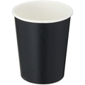 TANOSEE 紙コップ ブラック 205mL(7オンス) 1セット(400個:80個×5パック)