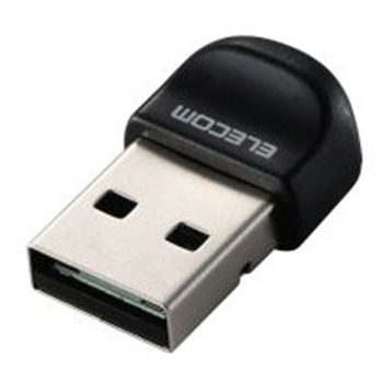 エレコム Bluetooth Ver.5.3 USBアダプター(USB-Aプラグ/Class2) ブラック LBT-UAN06C2 1個