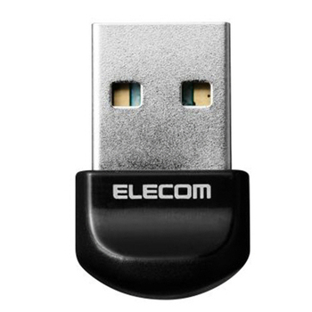 エレコム Bluetooth Ver.5.3 USBアダプター(USB-Aプラグ/Class2) ブラック LBT-UAN06C2 1個