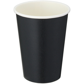 TANOSEE 厚紙タンブラー ブラック 280mL(9.5オンス) 1セット(250個:50個×5パック)