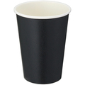 TANOSEE 厚紙タンブラー ブラック 280mL(9.5オンス) 1セット(250個:50個×5パック)
