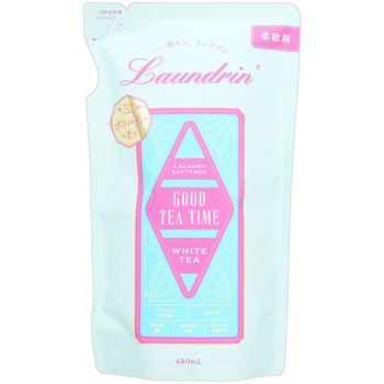 ネイチャーラボ ランドリン 柔軟剤 ホワイトティーの香り 詰替 480mL 1個