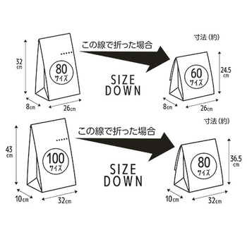 ネクスタ FSC 宅配袋 大 テープ付 1セット(100枚:10枚×10パック)