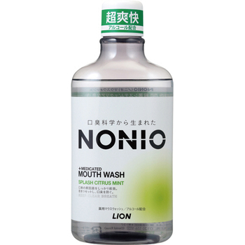 ライオン NONIO マウスウォッシュ スプラッシュシトラスミント 600ml 1本