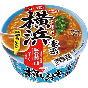サンヨー食品 サッポロ一番 旅麺 横浜家系 豚骨醤油ラーメン 90g 1ケース(12食)