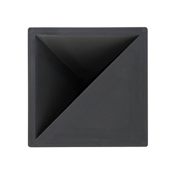 新輝合成 ユニード カクス 角型 S-36 9L ブラック DS-452-036-7 1個