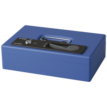 カール事務器 キャッシュボックス A5 W275×D180×H86mm ブルー CB-8800 1台