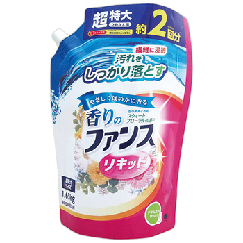 第一石鹸 香りのファンス 液体衣料用洗剤リキッド 詰替用 1.65kg 1セット(6個)