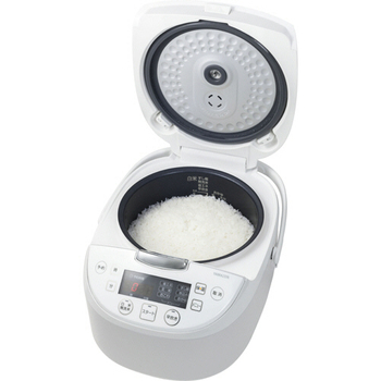 YAMAZEN マイコン炊飯器 5.5合 ホワイト YJD-M550(W) 1台