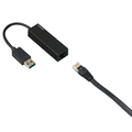 エレコム 有線LANアダプター Giga対応 USB3.0(Type-A) ブラック RoHS指令準拠(10物質) EDC-GUA3-B 1個
