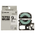 キングジム テプラ PRO テープカートリッジ 9mm 白/黒文字 SS9K 1セット(5個)