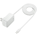 サンワサプライ USB PowerDelivery対応AC充電器(USB TypeCケーブル一体型) 18W ホワイト ACA-PD82W 1個