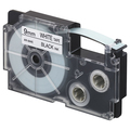 カシオ NAME LAND スタンダードテープ 9mm×8m 白/黒文字 XR-9WE 1セット(5個)