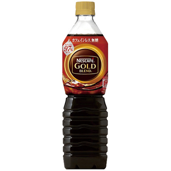 ネスレ ネスカフェ ゴールドブレンド 上質なひとときボトルコーヒー カフェインレス無糖 720ml ペットボトル 1ケース(12本)