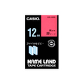 カシオ NAME LAND スタンダードテープ 12mm×8m 赤/黒文字 XR-12RD 1個