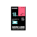 カシオ NAME LAND スタンダードテープ 18mm×8m 赤/黒文字 XR-18RD 1個