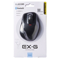 エレコム EX-G Bluetooth BlueLEDマウス Mサイズ ブラック M-XGM10BBBK 1個