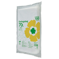 TANOSEE ゴミ袋エコノミー 半透明 70L 1セット(500枚:100枚×5パック)