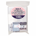 ジャパックス 書き込めるチャック付ポリ袋 ヨコ140×タテ200×厚み0.04mm WGG-4 1パック(100枚)