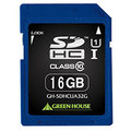 グリーンハウス SDHCカード 16GB UHS-I Class10 GH-SDHCUA16G 1枚