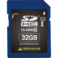 グリーンハウス SDHCカード 32GB UHS-I Class10 GH-SDHCUA32G 1枚