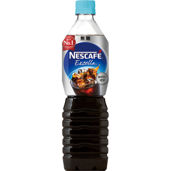 ネスレ ネスカフェ エクセラ ボトルコーヒー 無糖 900ml ペットボトル 1セット(24本:12本×2ケース)