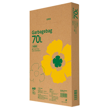 TANOSEE ゴミ袋エコノミー 半透明 70L BOXタイプ 1セット(550枚:110枚×5箱)