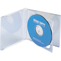 サンワサプライ DVD・CDケース 10mm厚 2枚収納 クリア FCD-22CN 1パック(5枚)
