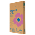 TANOSEE ゴミ袋エコノミー 乳白半透明 70L BOXタイプ 1セット(550枚:110枚×5箱)