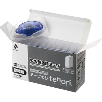 ニチバン テープのり tenori 強粘着 詰替用 8.4mm×16m TN-TE8S-10P 1パック(10個)