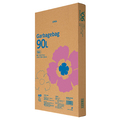 TANOSEE ゴミ袋エコノミー 乳白半透明 90L BOXタイプ 1セット(550枚:110枚×5箱)