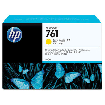 HP HP761 インクカートリッジ イエロー 400ml 染料系 CM992A 1個