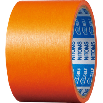 ニトムズ 軽包装用和紙テープ 45mm×8m 橙 J6817 1巻