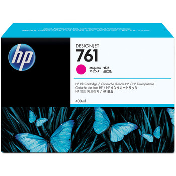 HP HP761 インクカートリッジ マゼンタ 400ml 染料系 CM993A 1個