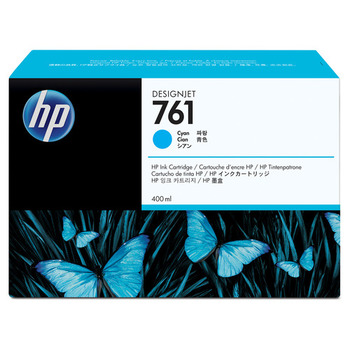 HP HP761 インクカートリッジ シアン 400ml 染料系 CM994A 1個