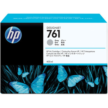HP HP761 インクカートリッジ グレー 400ml 染料系 CM995A 1個