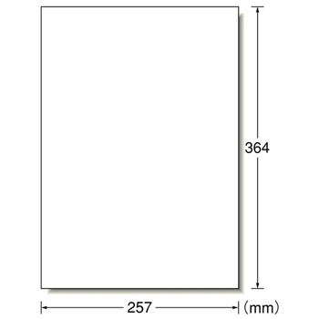 エーワン PPC(コピー)ラベル B4 ノーカット 28208 1冊(100シート)