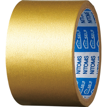 ニトムズ 軽包装用和紙テープ 45mm×8m 金 J6822 1巻